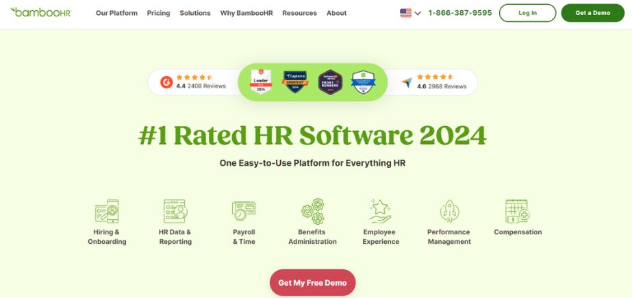 remote employee monitoring software - bambooHR