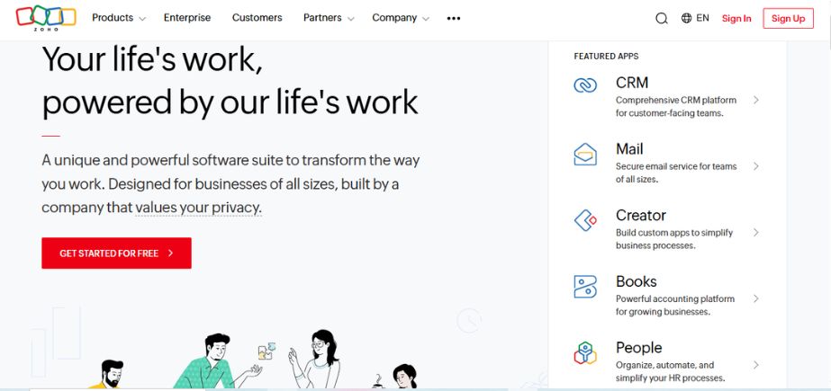salesforce alternatives - Zoho