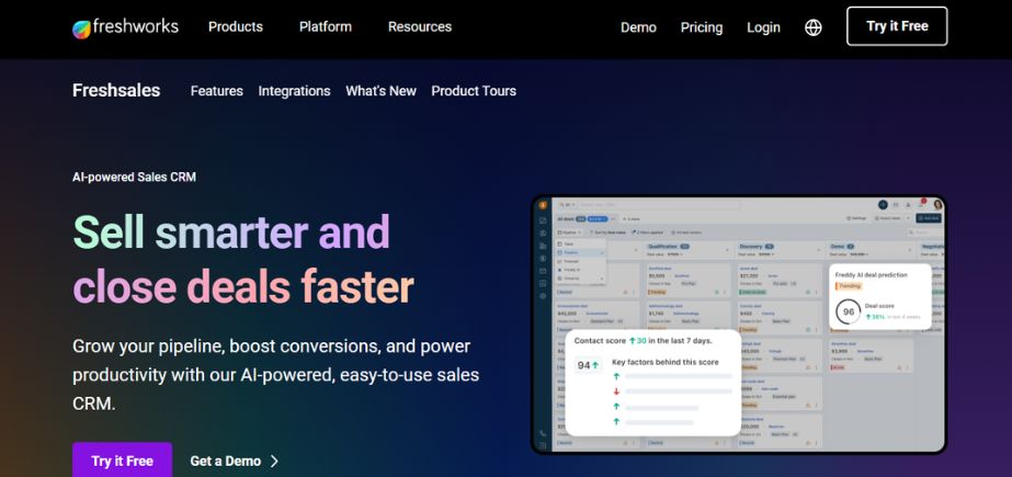 salesaforce alternatives - freshsales