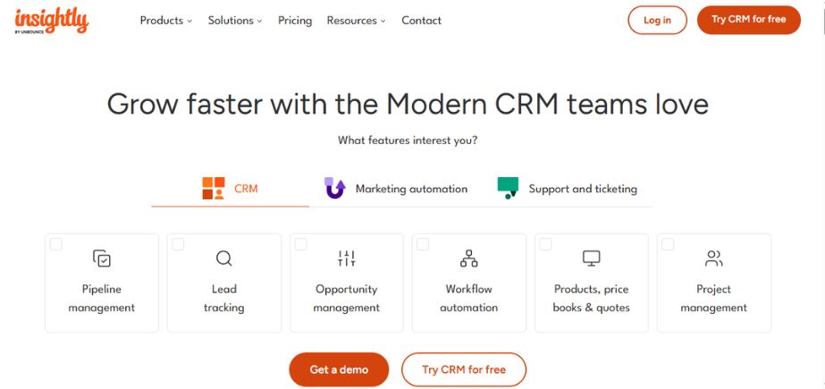 salesforce alternatives - inslightly