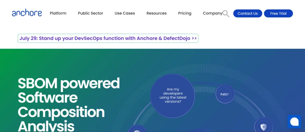 Software Supply Chain Security Tools-Anchore