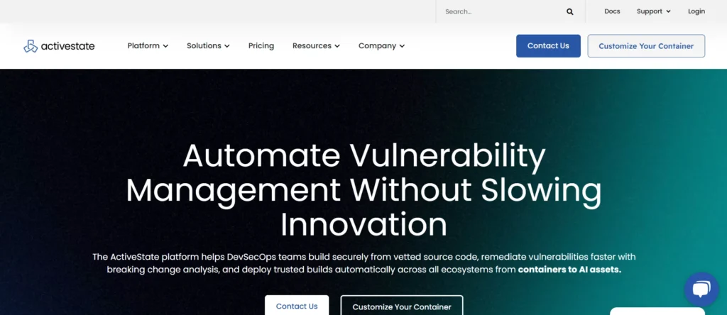 Software Supply Chain Security Tools-ActiveState Platform