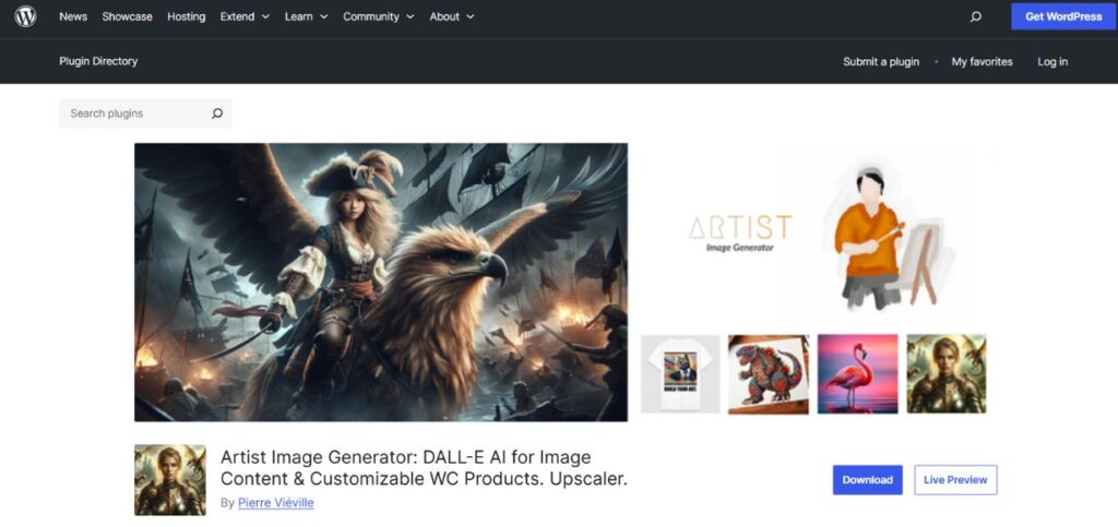 _Artist Image Generator-WordPress AI Image Generators