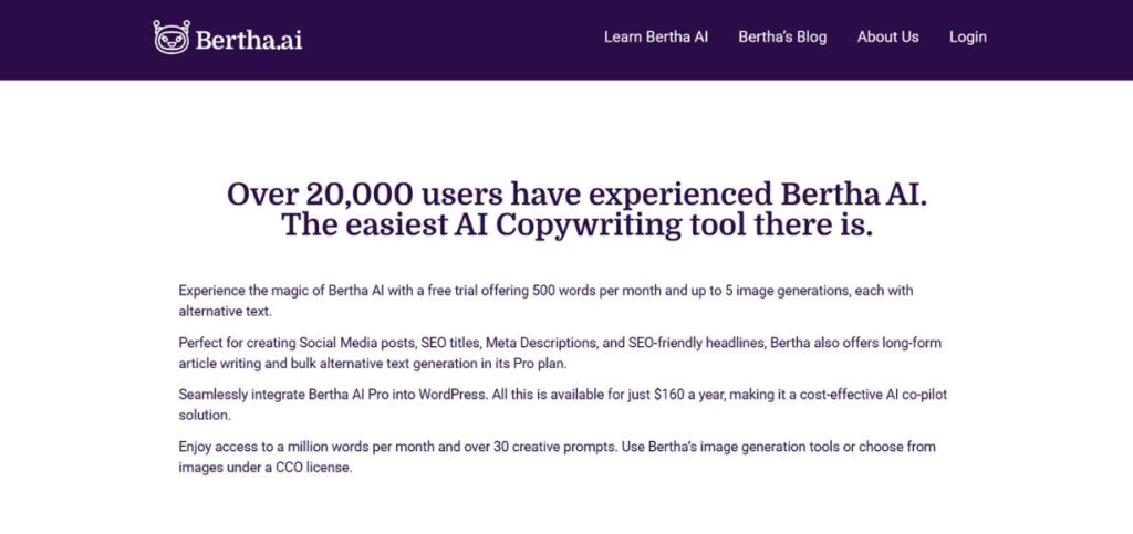 _Bertha AI-WordPress AI Image Generators