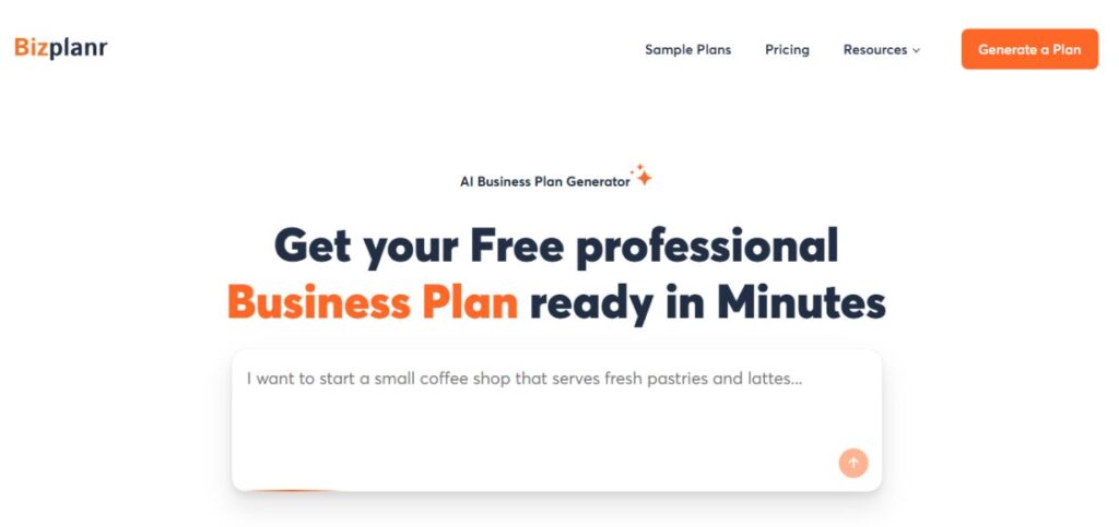 Bizplanr- AI Business Plan Generators