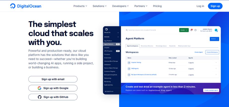 Cloud Computing Platforms - digitalocean