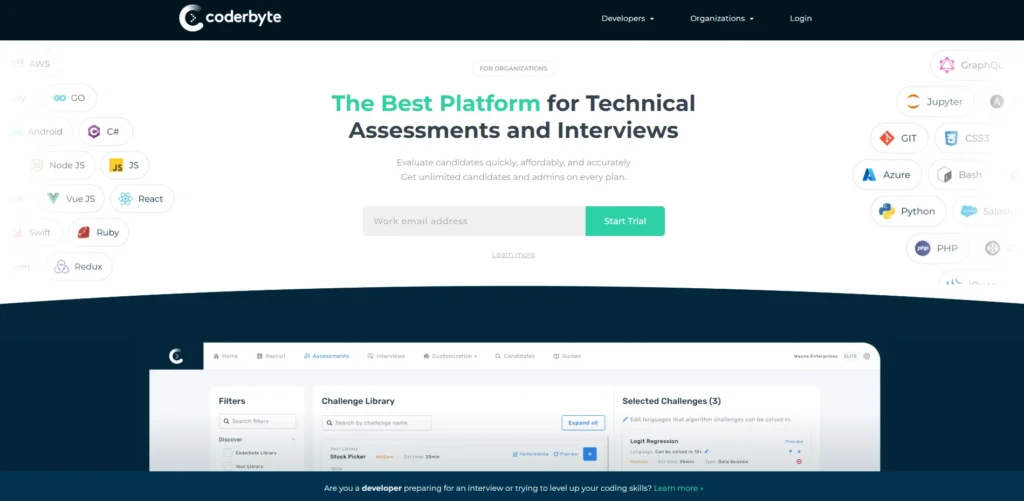 Coding Platform - Coderbyte