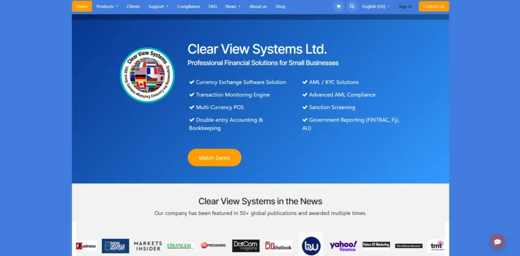Currency Exchange Software - CurrencyXchanger by Clear View Systems