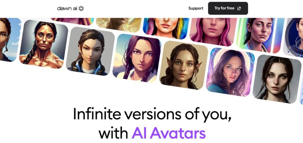 Dawn AI-Top 10 AI Avatar Generators