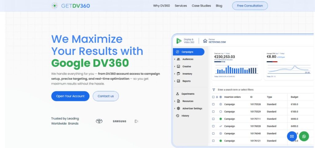 _ Display & Video 360 (DV360)-Top 10 Programmatic Advertising Platforms