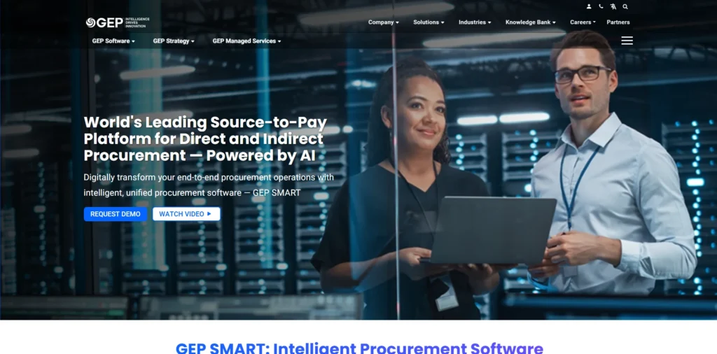 Vendor Management Software - GEP SMART