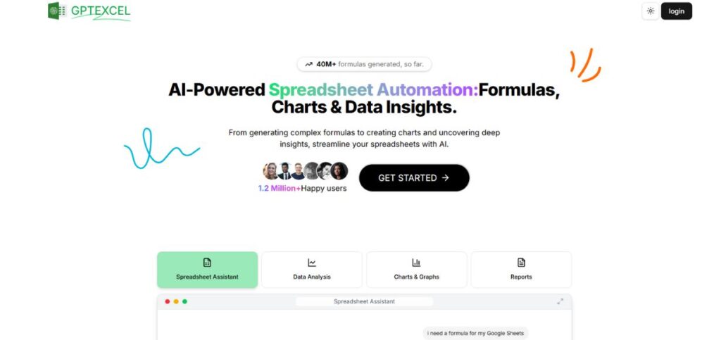 GPTExcel-AI Excel Formula Generators