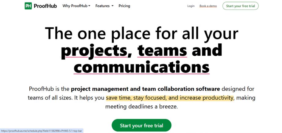 Gantt chart software - proofhub