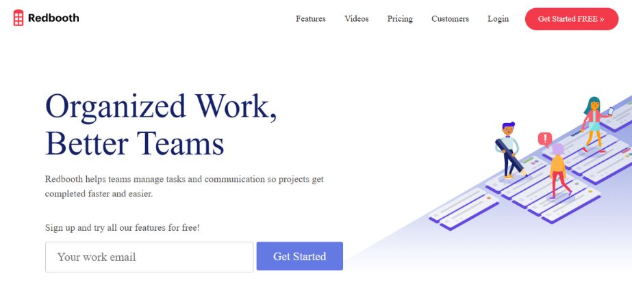 Gantt chart software - redbooth
