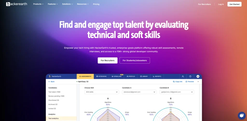 Coding Platform - HackerEarth