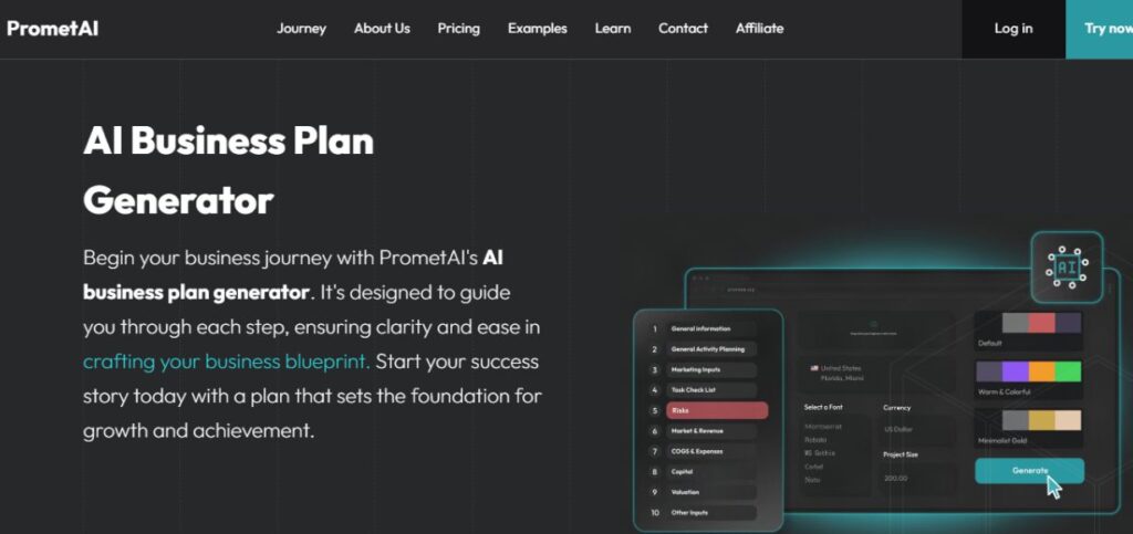 Promet AI- AI Business Plan Generators