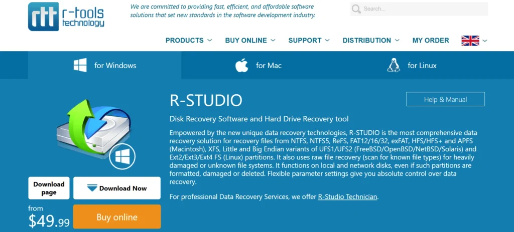 Data Recovery Software For Mac - R-Studio Mac