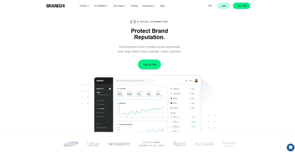 Online Reputation Management Tool - Brand24