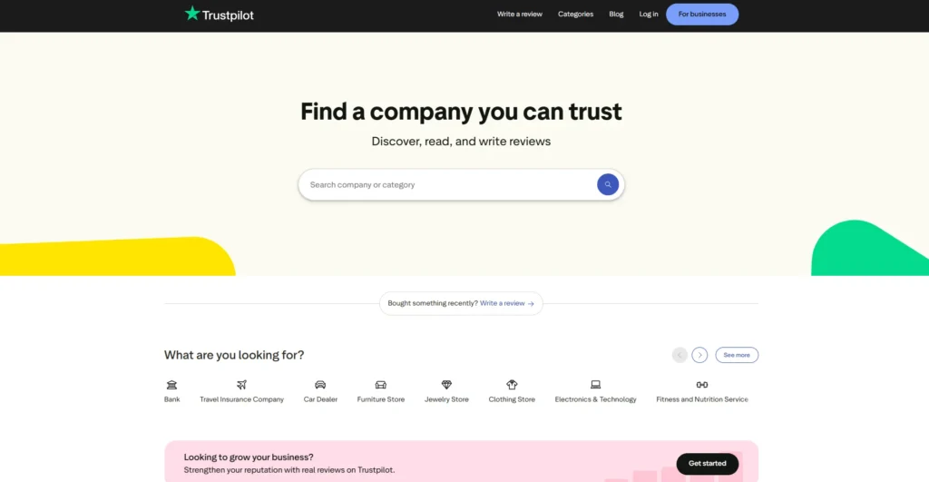 Online Reputation Management Tool - Trustpilot