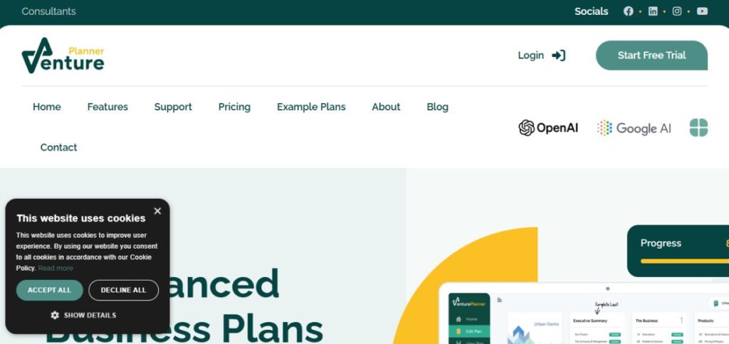 Venture Planner- AI Business Plan Generators