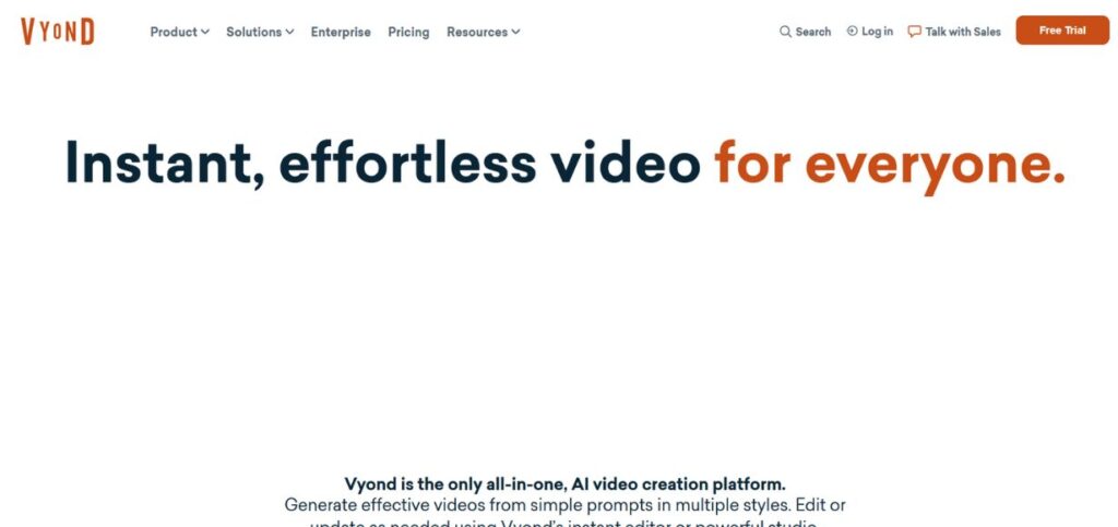 Vyond-AI Video Generators for Faceless Content