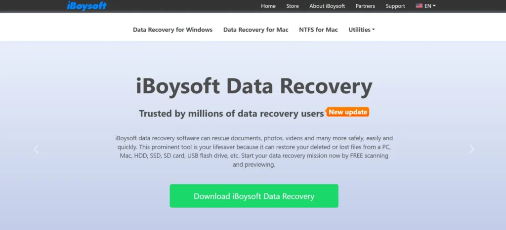 Data Recovery Software For Mac - iBoysoft Data Recovery for Mac