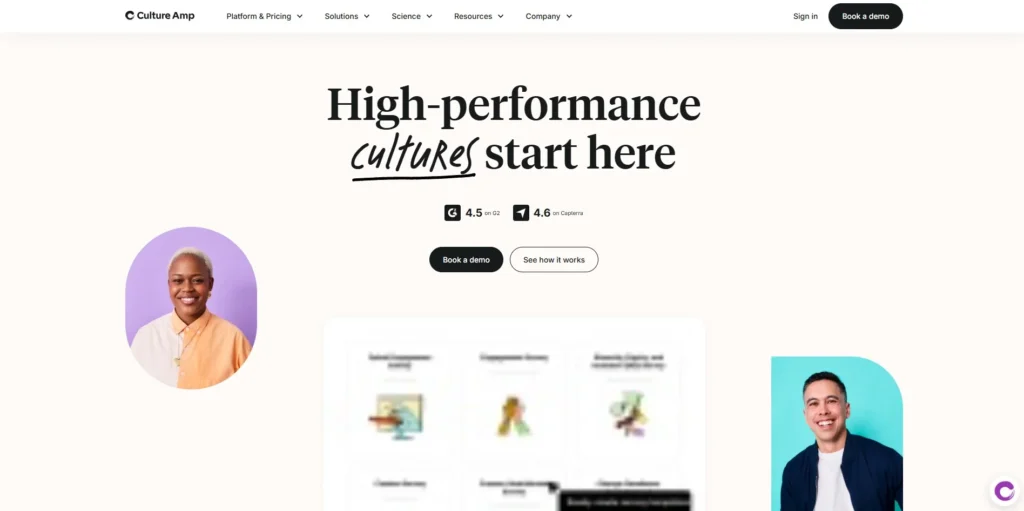 CultureAmp-360 Degree Feedback Software