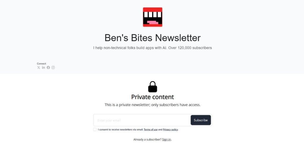 Ben's Bites-Best AI Newsletters