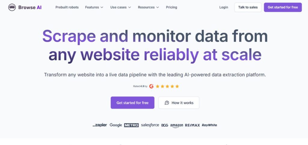 Browse AI-AI for Market Research 