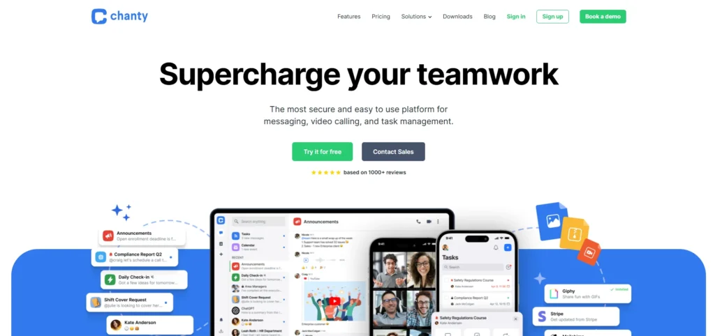 Microsoft Teams Alternative - Chanty