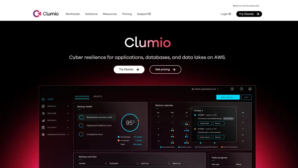 Clumio-Cloud Backup Services