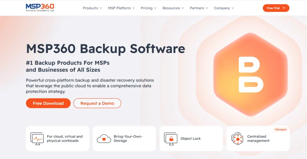 MSP360 Managed Backup-Cloud Backup Services
