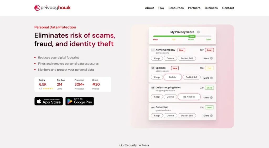 PrivacyHawk-Data Removal Services