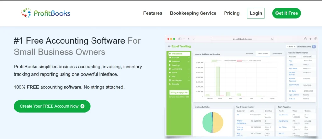 GST Return Filing and Billing Software - ProfitBooks
