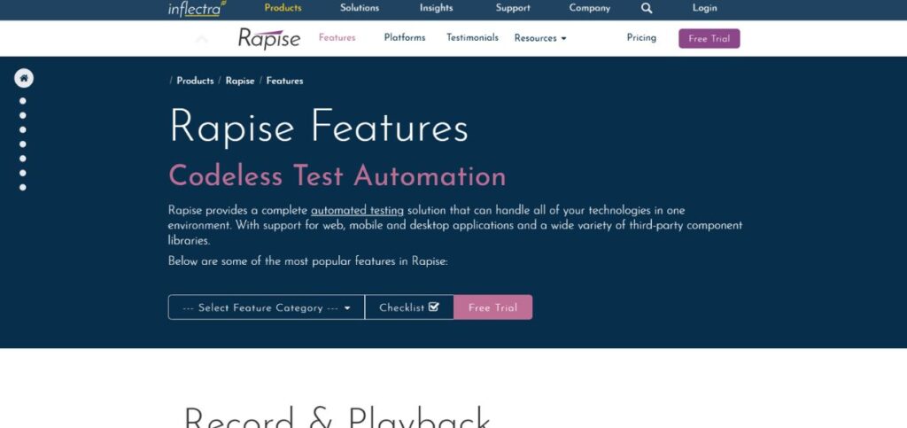 Rapise-Salesforce Automation Software