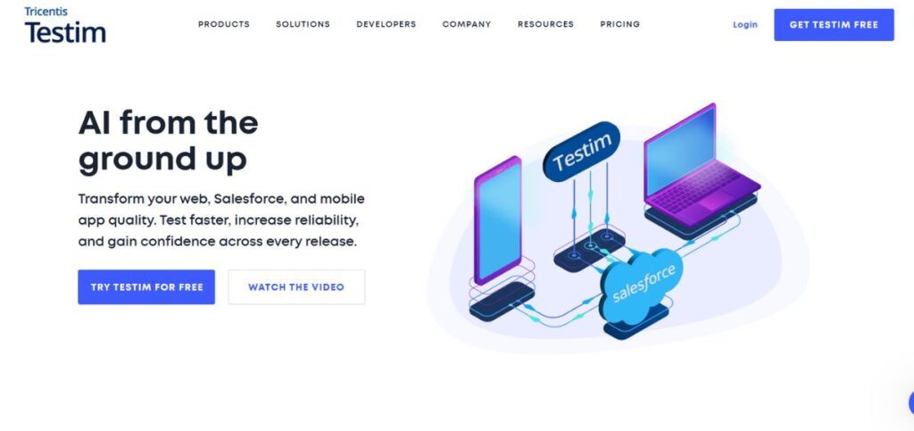 Testim-Salesforce Automation Software