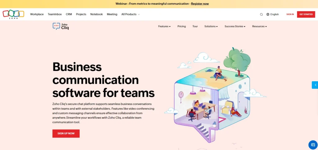Microsoft Teams Alternative - Zoho Cliq