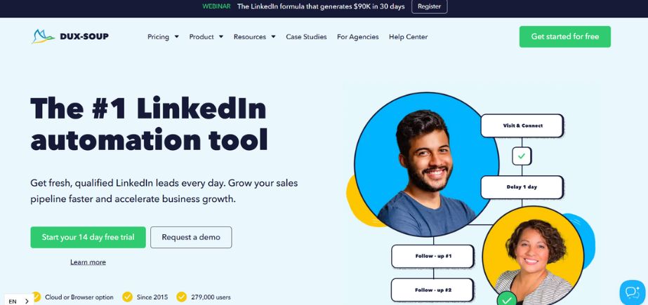 LinkedIn automation tools-dux-soup