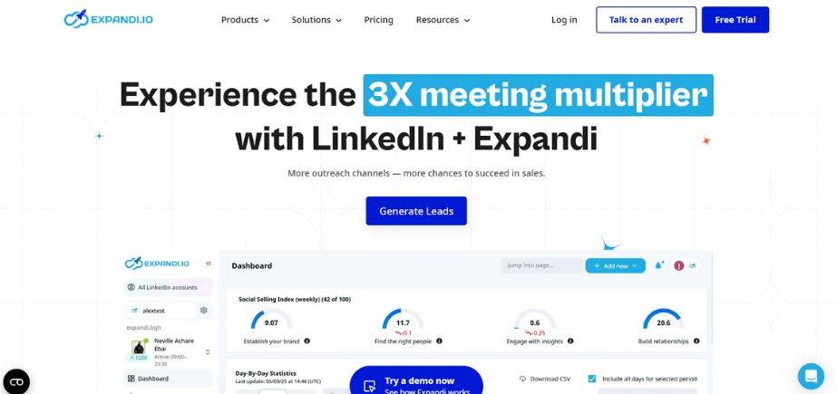 LinkedIn automation tools-expandi
