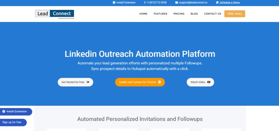LinkedIn automation tools-lead-connect