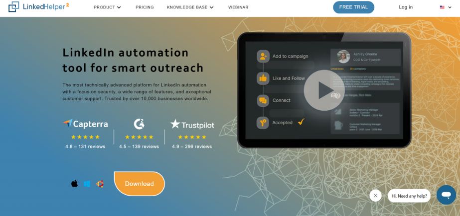 LinkedIn automation tools-linkedhelper