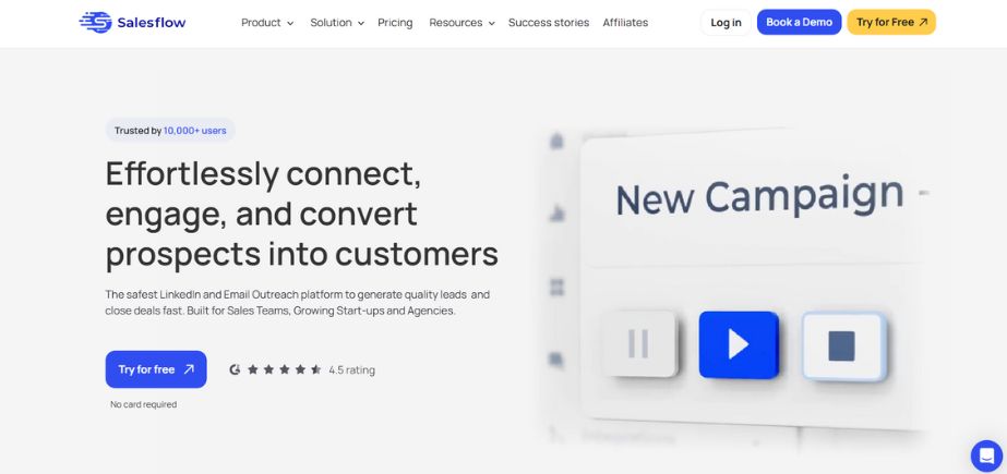 LinkedIn automation tools-salesflow