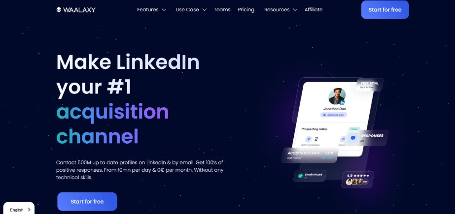 LinkedIn automation tools-waalaxy