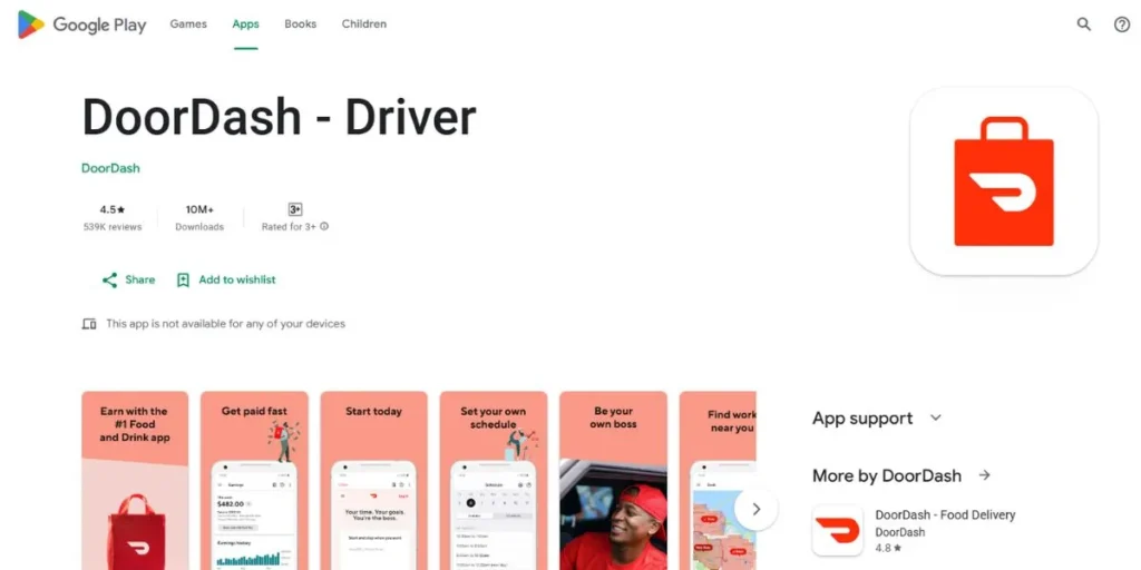 Apps Like DoorDash