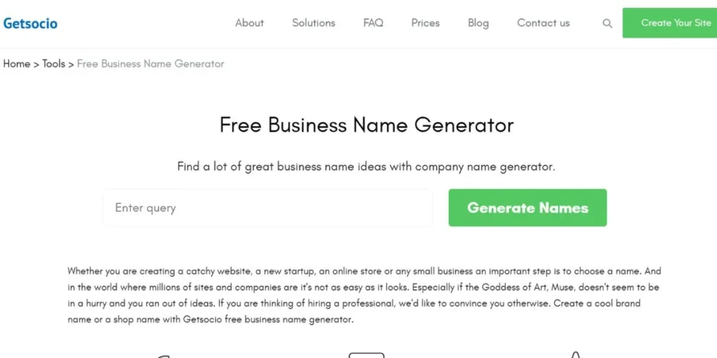 Etsy Shop Name Generator