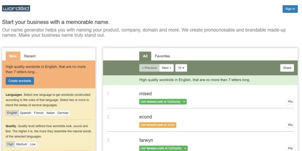 Etsy Shop Name Generator