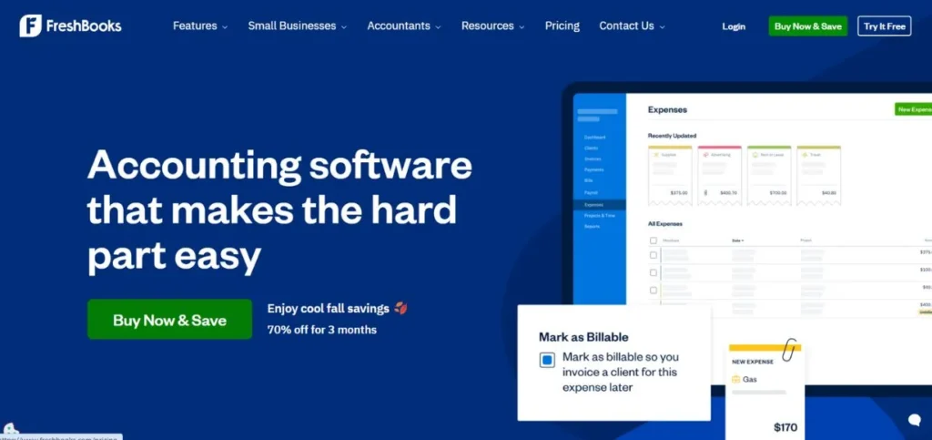 FreshBooks-Accounting Software Alternatives 