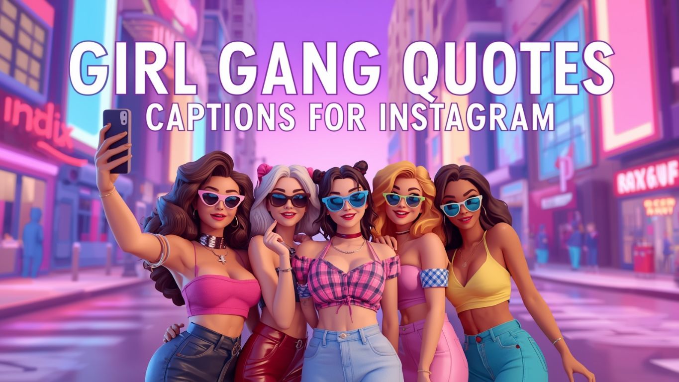 Girl Gang Quotes & Captions for Instagram