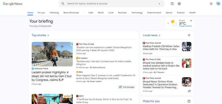 Google News - Best News Apps