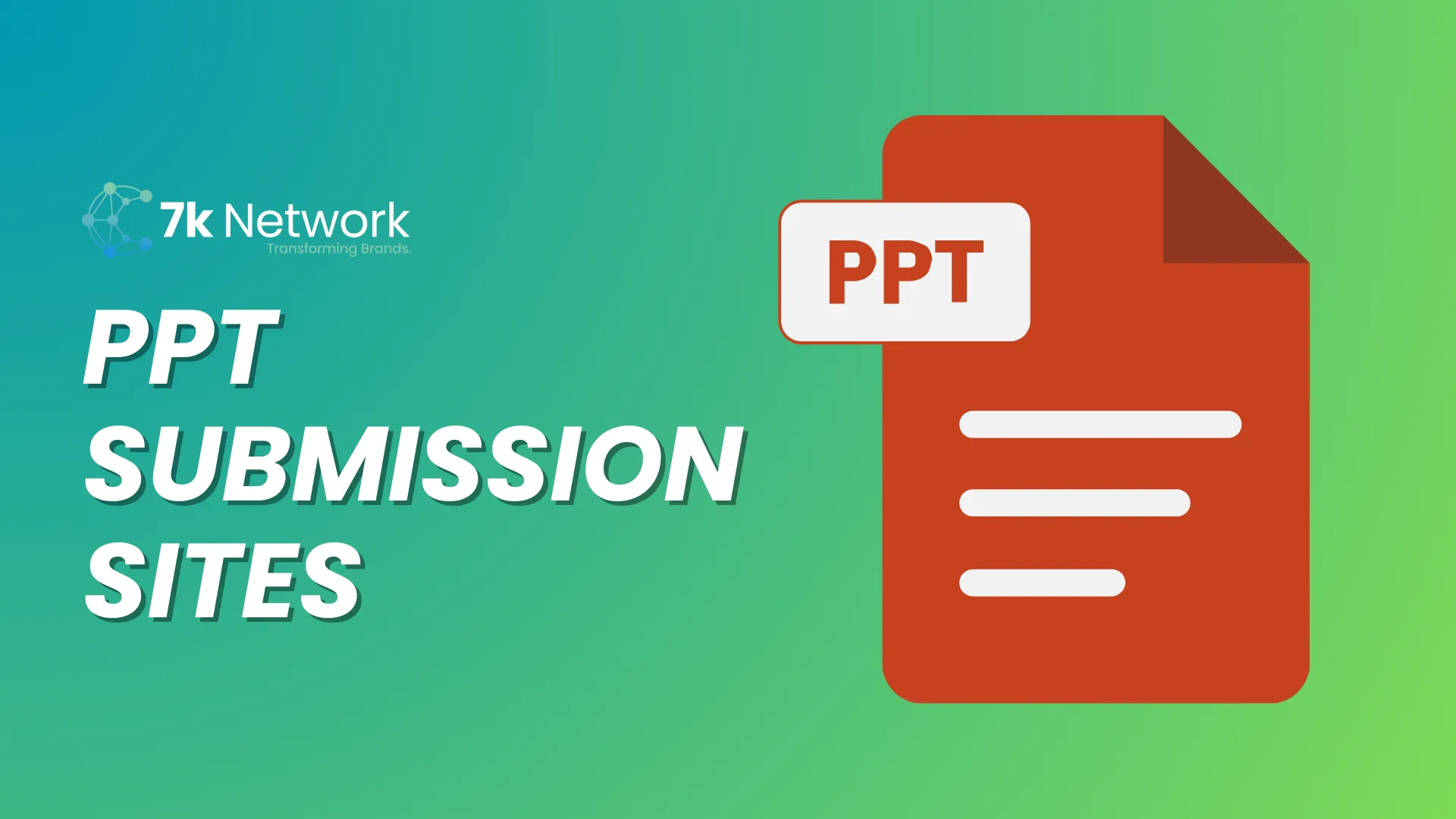 PPT Submission Sites